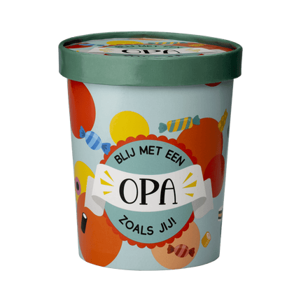 Snoepbakje Opa 12cm van Paper Dreams koop je bij Partywinkel
