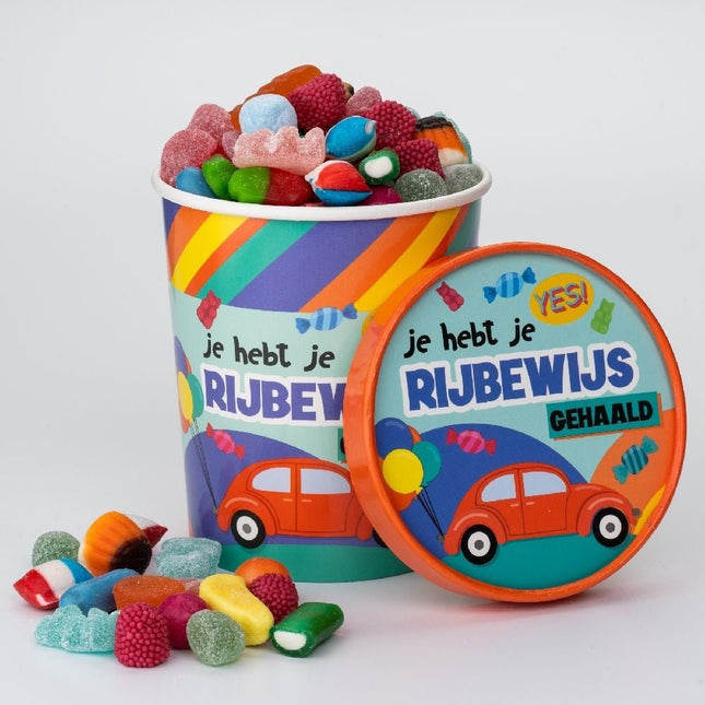 Snoepbakje Rijbewijs 12cm van Paper Dreams koop je bij Partywinkel