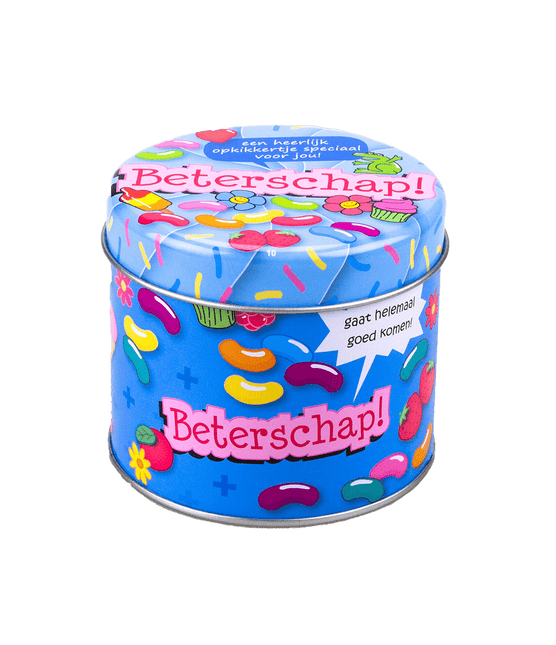 Snoepblik Beterschap 9cm van Paper Dreams koop je bij Partywinkel