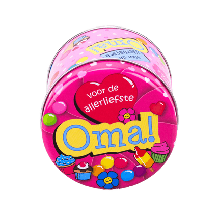 Snoepblik Oma 9cm van Paper Dreams koop je bij Partywinkel