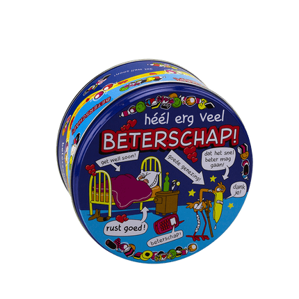 Snoeptrommel Beterschap 14cm van Paper Dreams koop je bij Partywinkel