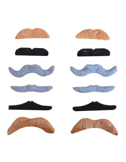 Snorren Meerkleurig 12st van Partychimp koop je bij Partywinkel