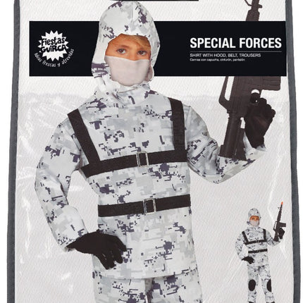 Soldaat Kostuum Kind Wit Grijs van Fiestas Guirca koop je bij Partywinkel