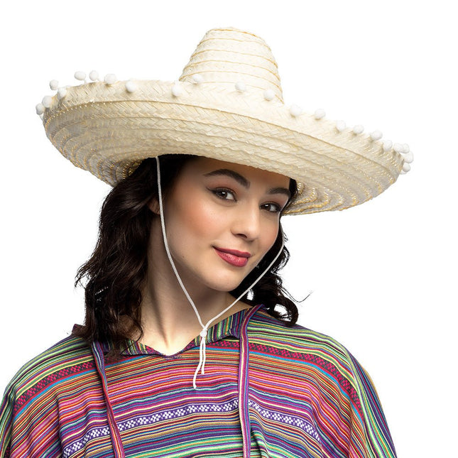 Sombrero Ernesto naturel van Boland koop je bij Partywinkel
