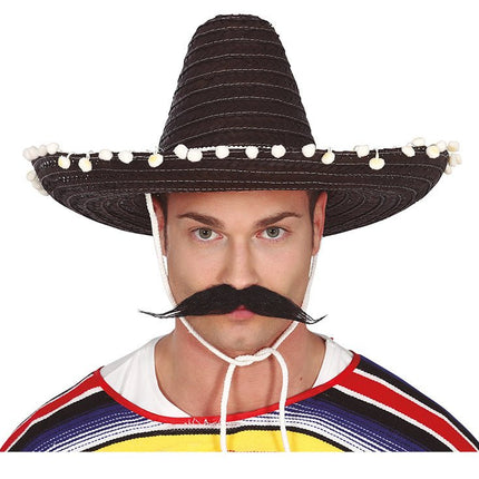 Sombrero Zwart 45cm van Fiestas Guirca koop je bij Partywinkel