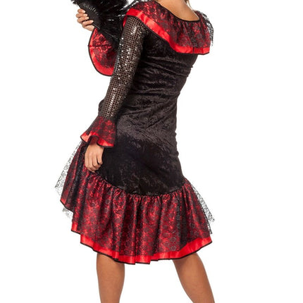 Spaanse Jurk Flamenco Luxe van Wilbers & Wilbers koop je bij Partywinkel