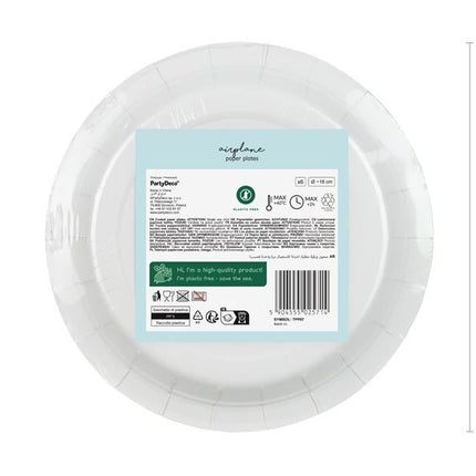 Space Borden 18cm 6st van Partydeco koop je bij Partywinkel