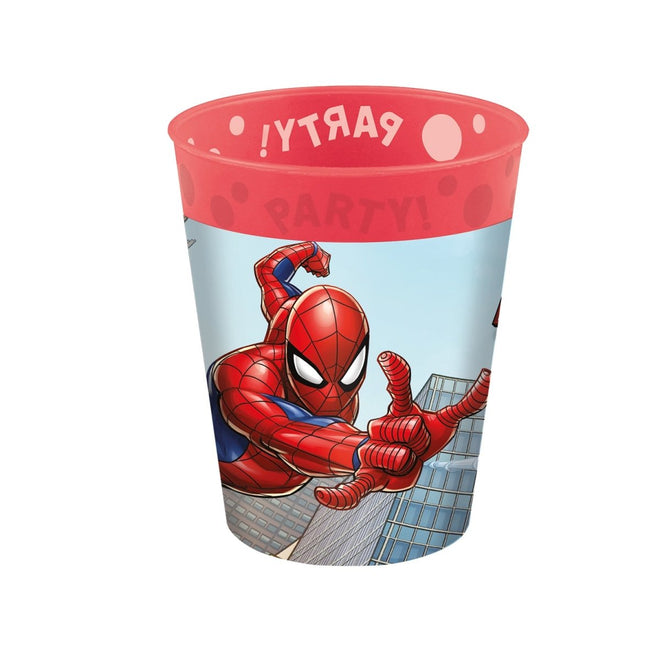 Spiderman Bekers Herbruikbaar 250ml 4st van Procos koop je bij Partywinkel