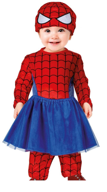 Spiderman Kostuum Blauw Rood Baby van Fiestas Guirca koop je bij Partywinkel