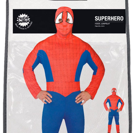 Spiderman Kostuum Rood Blauw Heren van Fiestas Guirca koop je bij Partywinkel