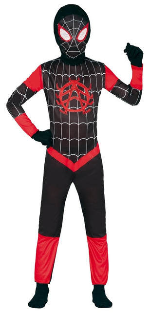 Spiderman Kostuum Zwart Rood Jongen van Fiestas Guirca koop je bij Partywinkel