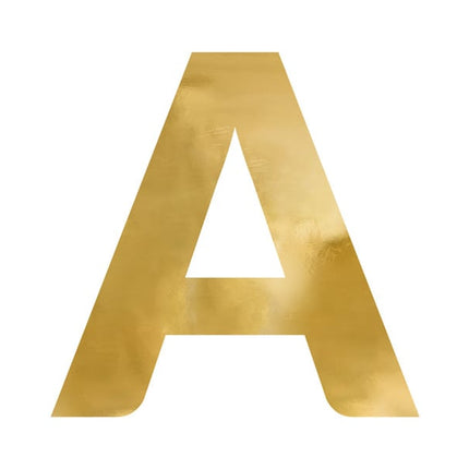 Spiegelletter A Goud 61cm van Partydeco koop je bij Partywinkel