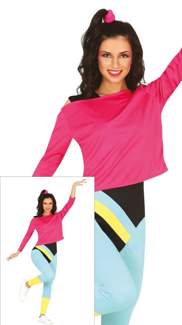 Sporter Kostuum Dames Roze van Fiestas Guirca koop je bij Partywinkel