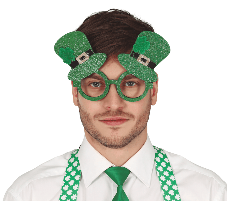 St Patrick Bril van Fiestas Guirca koop je bij Partywinkel