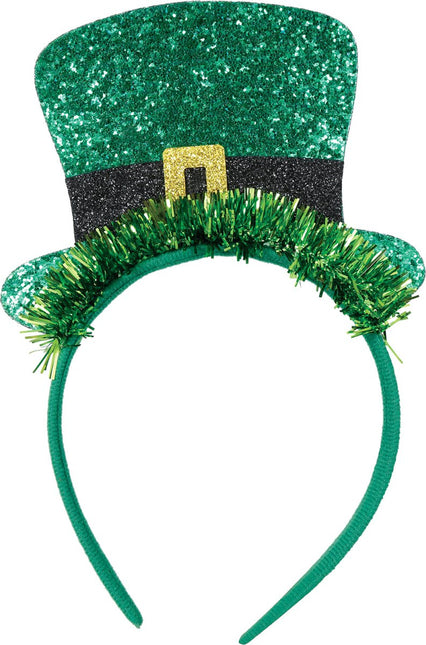 St. Patrick'S Day Haarband Met Hoed Glitter van Fiestas Guirca koop je bij Partywinkel