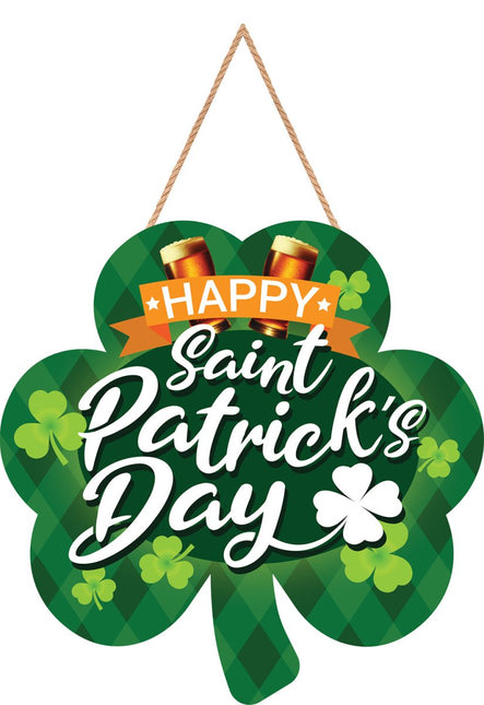 St. Patrick'S Day Hangbord Groen 28cm van Fiestas Guirca koop je bij Partywinkel