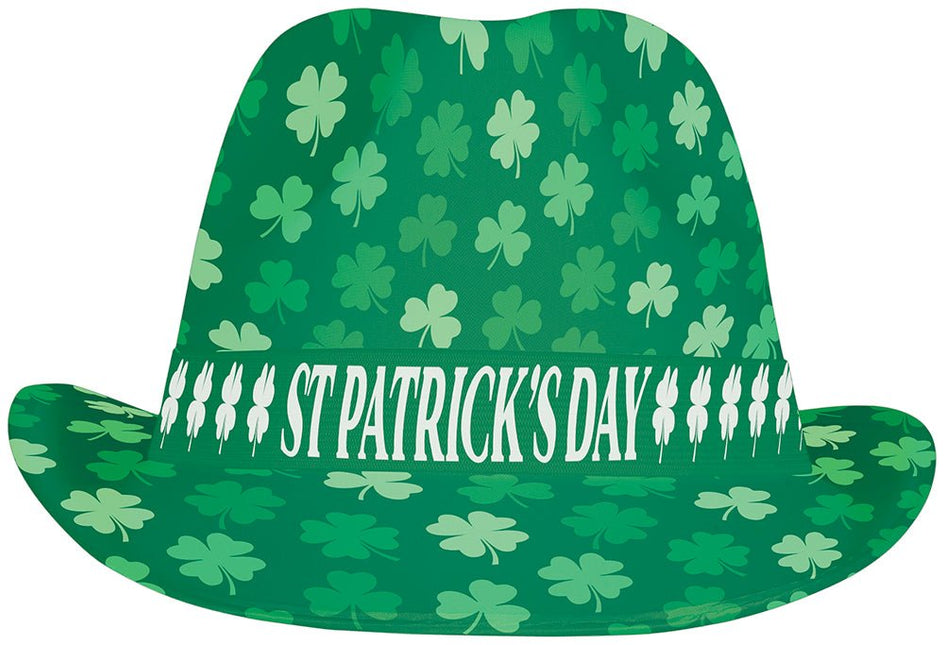 St. Patrick'S Day Hoed Groen Klavertjes van Fiestas Guirca koop je bij Partywinkel