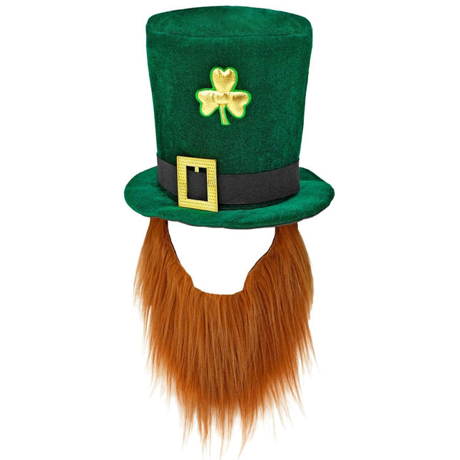 St. Patrick'S Day Hoed Met Baard 25cm van Widmann koop je bij Partywinkel