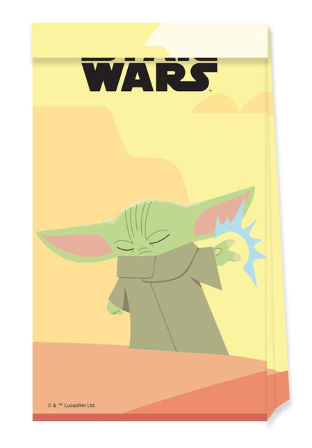 Star Wars Uitdeelzakjes Baby Yoda 4st van Procos koop je bij Partywinkel