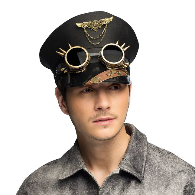 Steampunk Pilotenhoed van Boland koop je bij Partywinkel