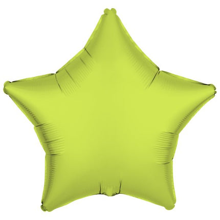 Ster Helium Ballon Neon Geel Leeg 48cm van Riethmueller koop je bij Partywinkel