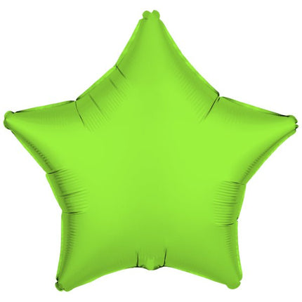 Ster Helium Ballon Neon Groen Leeg 48cm van Riethmueller koop je bij Partywinkel