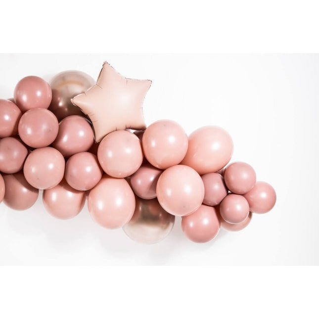 Ster Helium Ballon Roze Leeg 45cm van Folat koop je bij Partywinkel