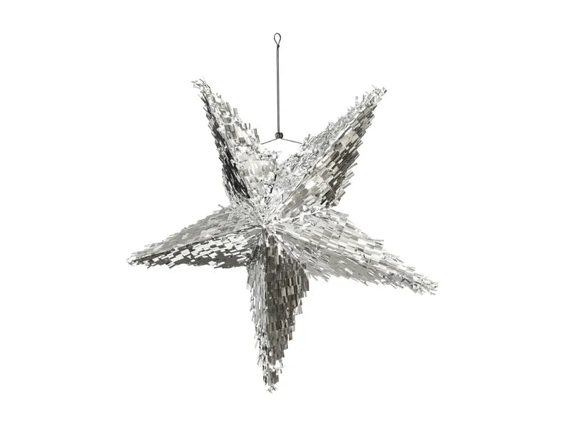 Ster Pinata Zilver 68cm van Partydeco koop je bij Partywinkel