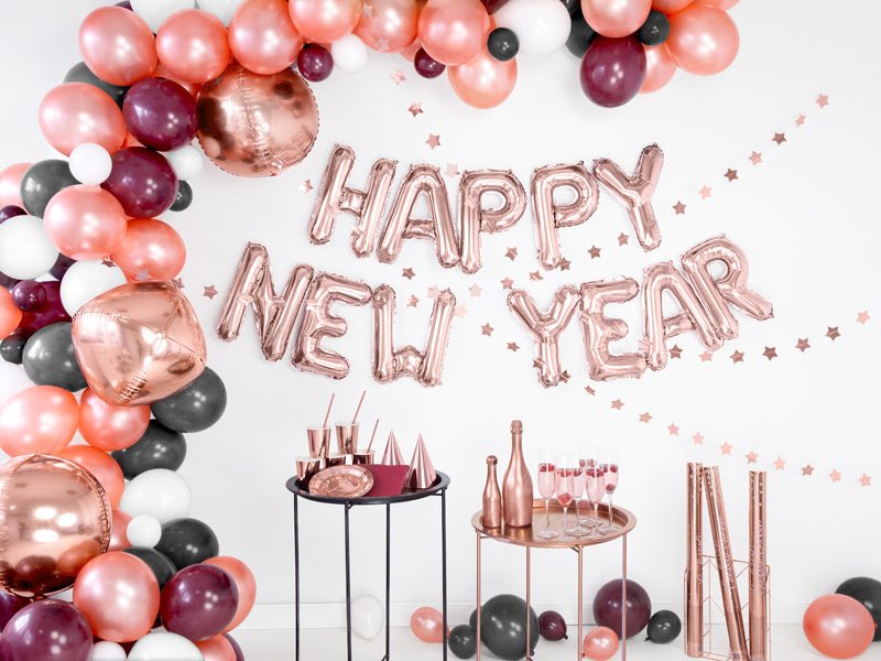 Sterren Slinger Rose Goud 3,6m van Partydeco koop je bij Partywinkel