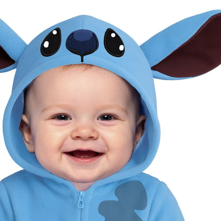 Stitch Kostuum Blauw Baby Onesie van Fiestas Guirca koop je bij Partywinkel
