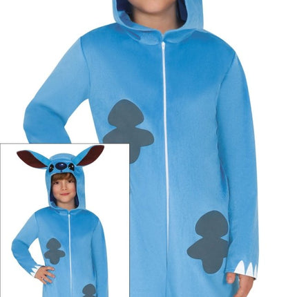 Stitch Onesie Blauw Kind van Fiestas Guirca koop je bij Partywinkel