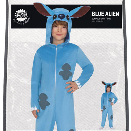 Stitch Onesie Blauw Kind van Fiestas Guirca koop je bij Partywinkel