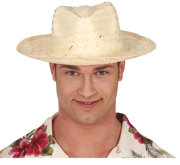 Strohoed Naturel Hawaii van Fiestas Guirca koop je bij Partywinkel