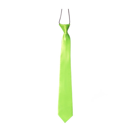 Stropdas Neon Groen 50cm van Partychimp koop je bij Partywinkel