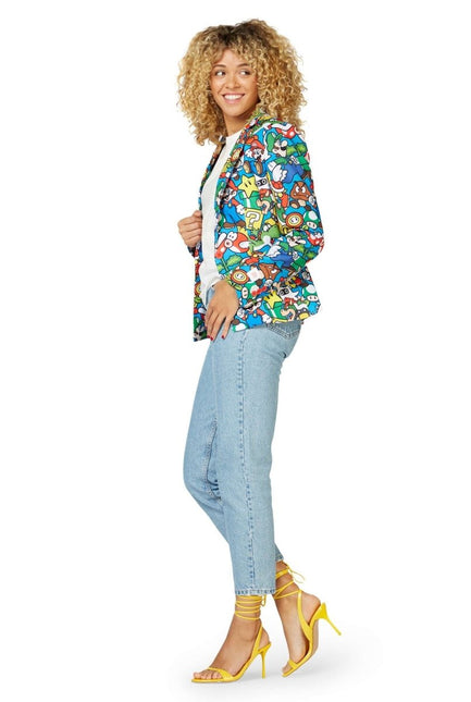 Super Mario Blazer Dames OppoSuits van OppoSuits koop je bij Partywinkel