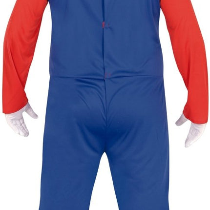 Super Mario Kostuum Rood Blauw Heren van Fiestas Guirca koop je bij Partywinkel