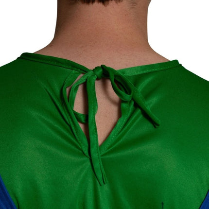 Super Mario Pak Groen Blauw Heren Luigi van PartyXclusive koop je bij Partywinkel