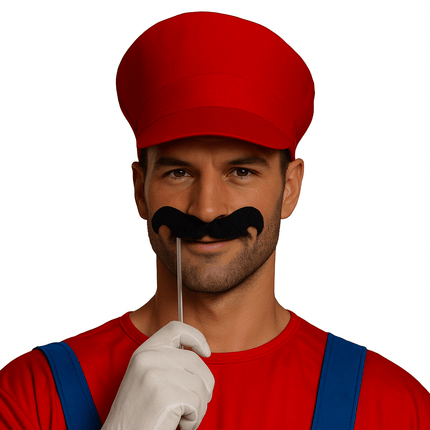 Super Mario Pak Rood Blauw Heren van PartyXclusive koop je bij Partywinkel