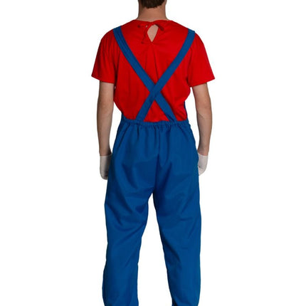 Super Mario Pak Rood Blauw Heren van PartyXclusive koop je bij Partywinkel