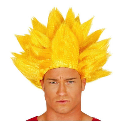 Super Saiyan Pruik Dragon Ball Z van Fiestas Guirca koop je bij Partywinkel