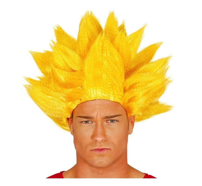 Super Saiyan Pruik Dragon Ball Z van Fiestas Guirca koop je bij Partywinkel