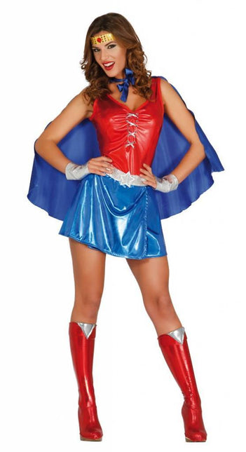 Super Woman Kostuum Dames van Fiestas Guirca koop je bij Partywinkel