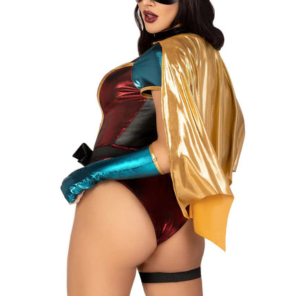 Super Woman Pak Dames Bodysuit Leg Avenue van Leg Avenue koop je bij Partywinkel