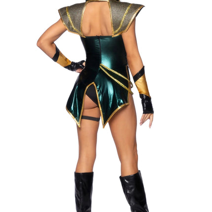 Super Woman Pak Dames Bodysuit Trickster Goddess Leg Avenue van Leg Avenue koop je bij Partywinkel