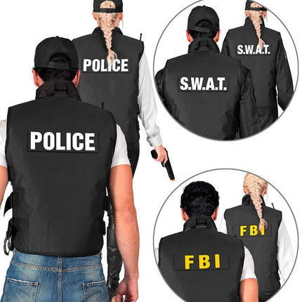 Swat vest fbi /politie van Widmann koop je bij Partywinkel