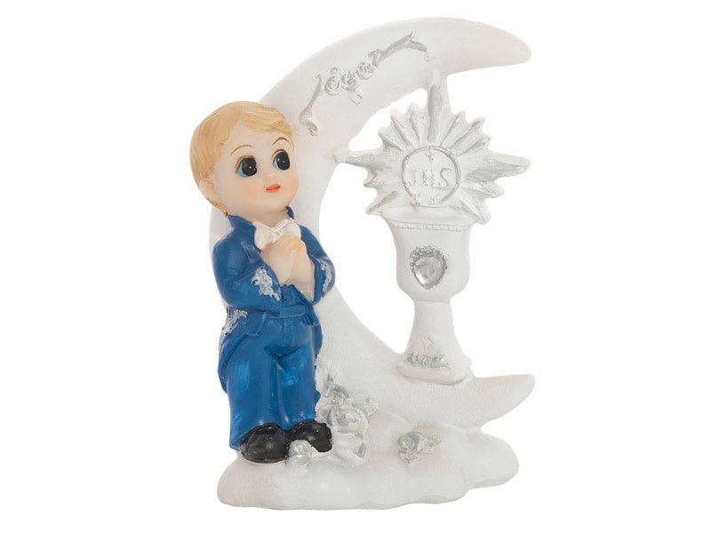 Taarttopper Comunnie Jongen 9cm van Partydeco koop je bij Partywinkel