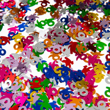 Tafelconfetti 16 Jaar Gekleurd van WeFiesta koop je bij Partywinkel