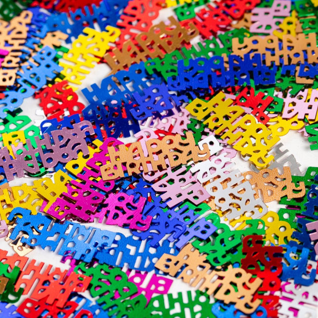 Tafelconfetti Happy Birthday van WeFiesta koop je bij Partywinkel