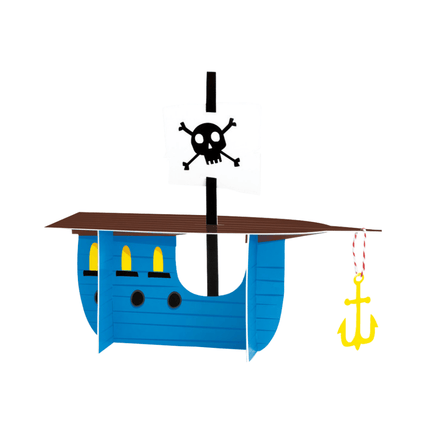 Tafeldecoratie Piratenschip van Unique koop je bij Partywinkel