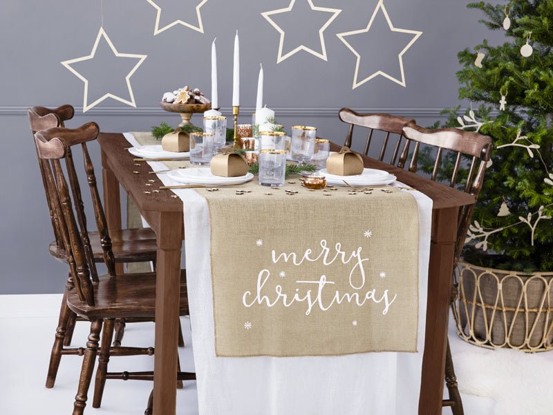 Tafelloper Creme 5m van Partydeco koop je bij Partywinkel